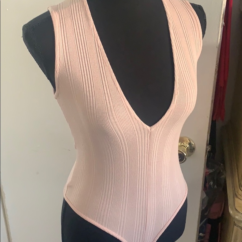 light pink bodysuit